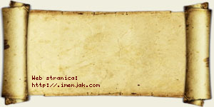 Jovana Mitrinović vizit kartica